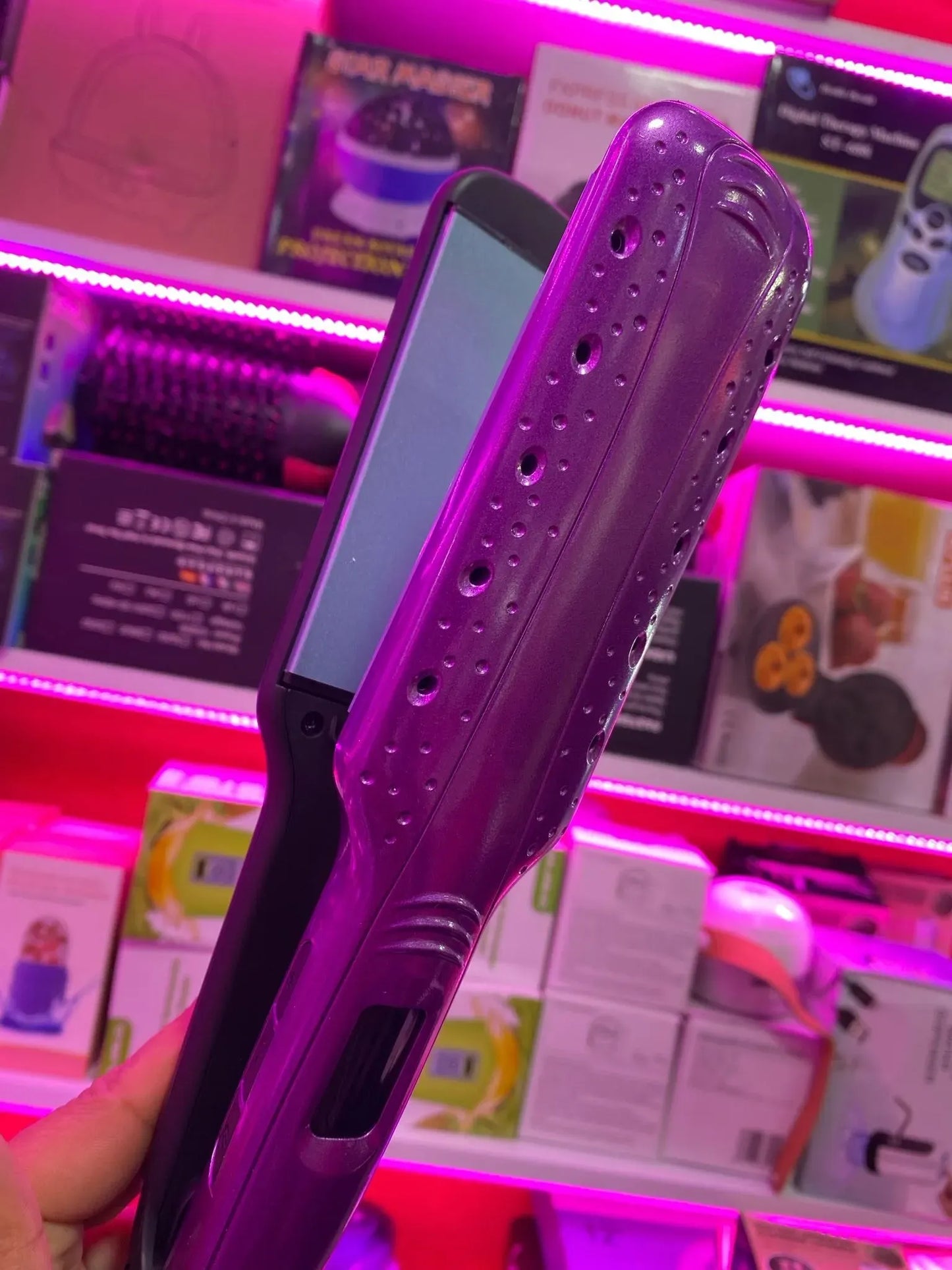 Plancha para el Cabello Keratina mas Argán