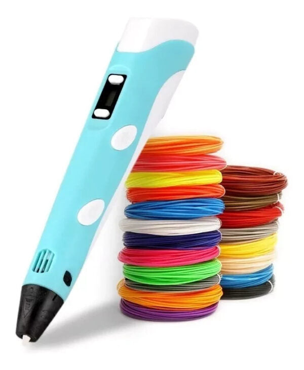 Lapiz 3D con filamentos incluidos Lapiz Impresora 3D con cable y fuente