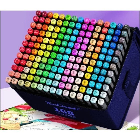 Kit de 168 Marcadores Doble Punta